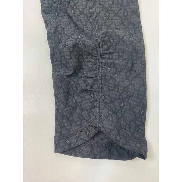 Prana Misty Full Length Leggings Textured Ruched Size Medium Black NWT - Picture 7 of 10